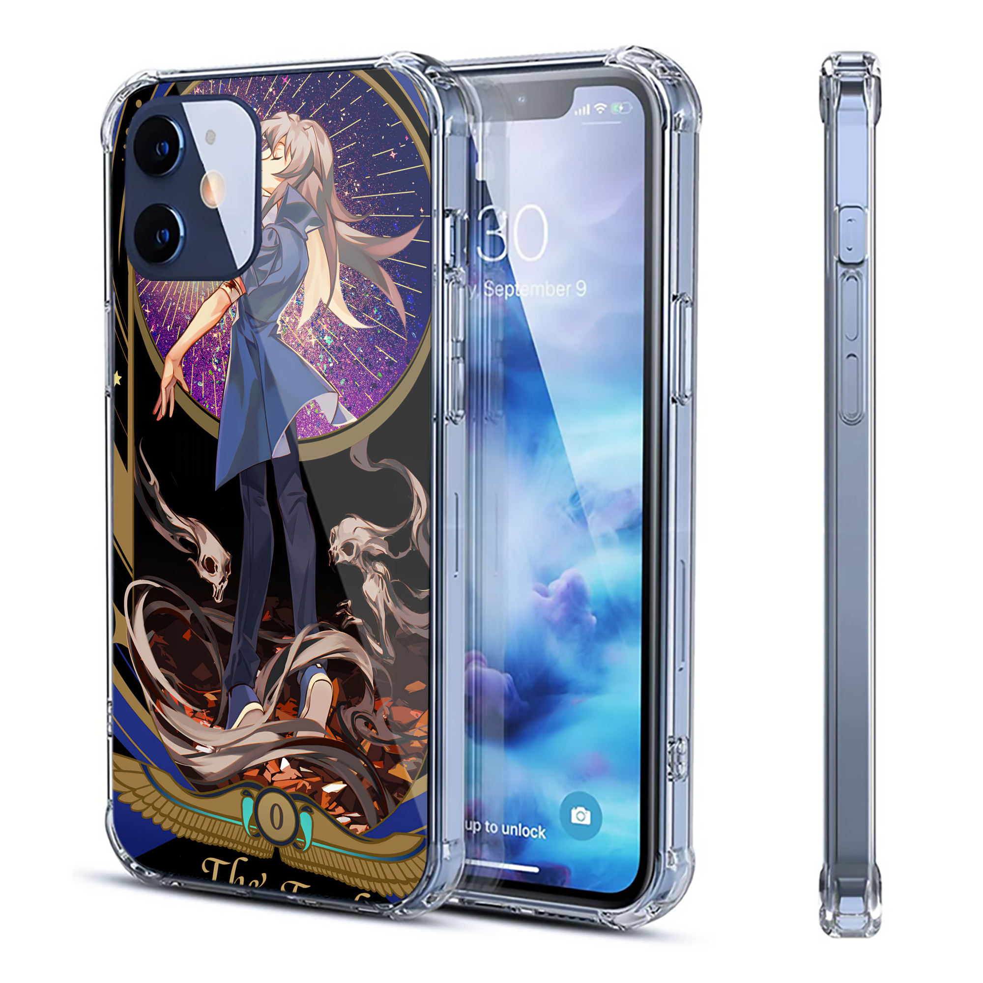 （画像用） 遊☆戯☆王 Yu-Gi-Oh! 【iPhone 12シリーズ対応】透明スマホケース（クリアソフトケース）